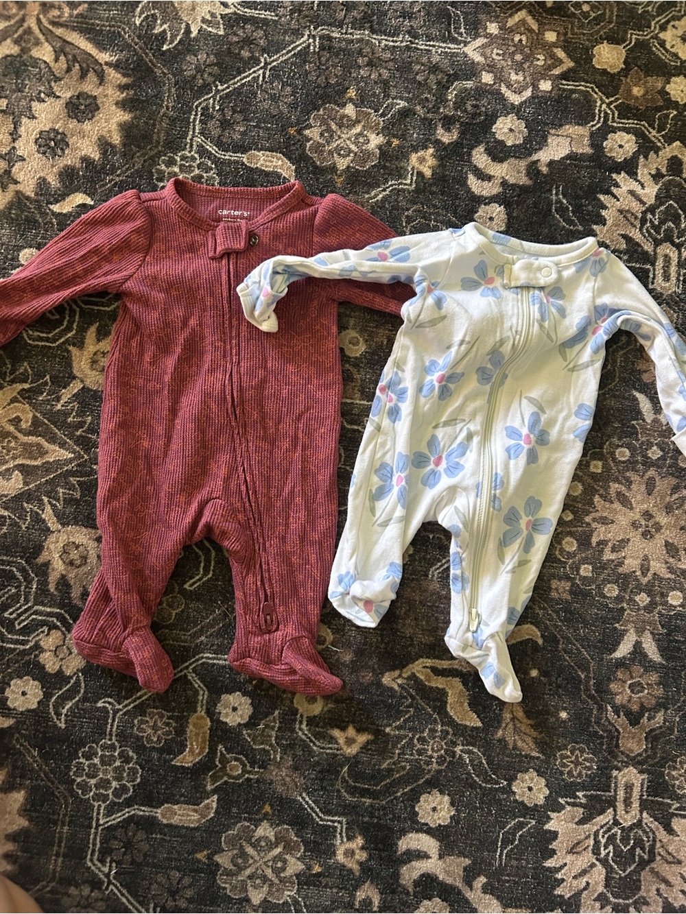 13 Newborn Girl  bundle sleepers - Picture 2 of 9